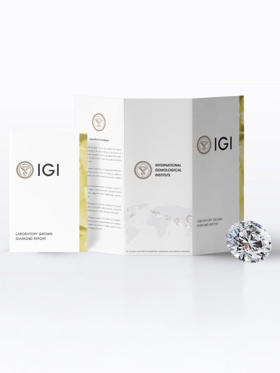 Three Stone Lab Grown Diamond Ring