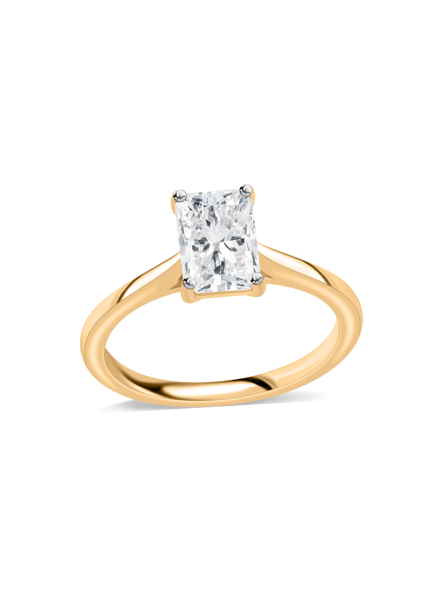 1.5 Carat Solitaire Lab Diamond Engagement Ring