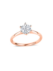 1 Carat Round Solitaire Diamond Ring