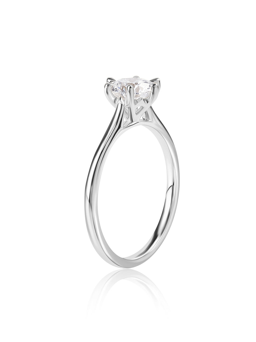 1 Carat Round Solitaire Diamond Ring