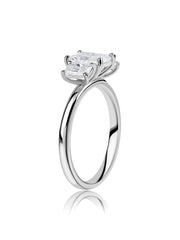 Three Stone Lab Grown Diamond Ring