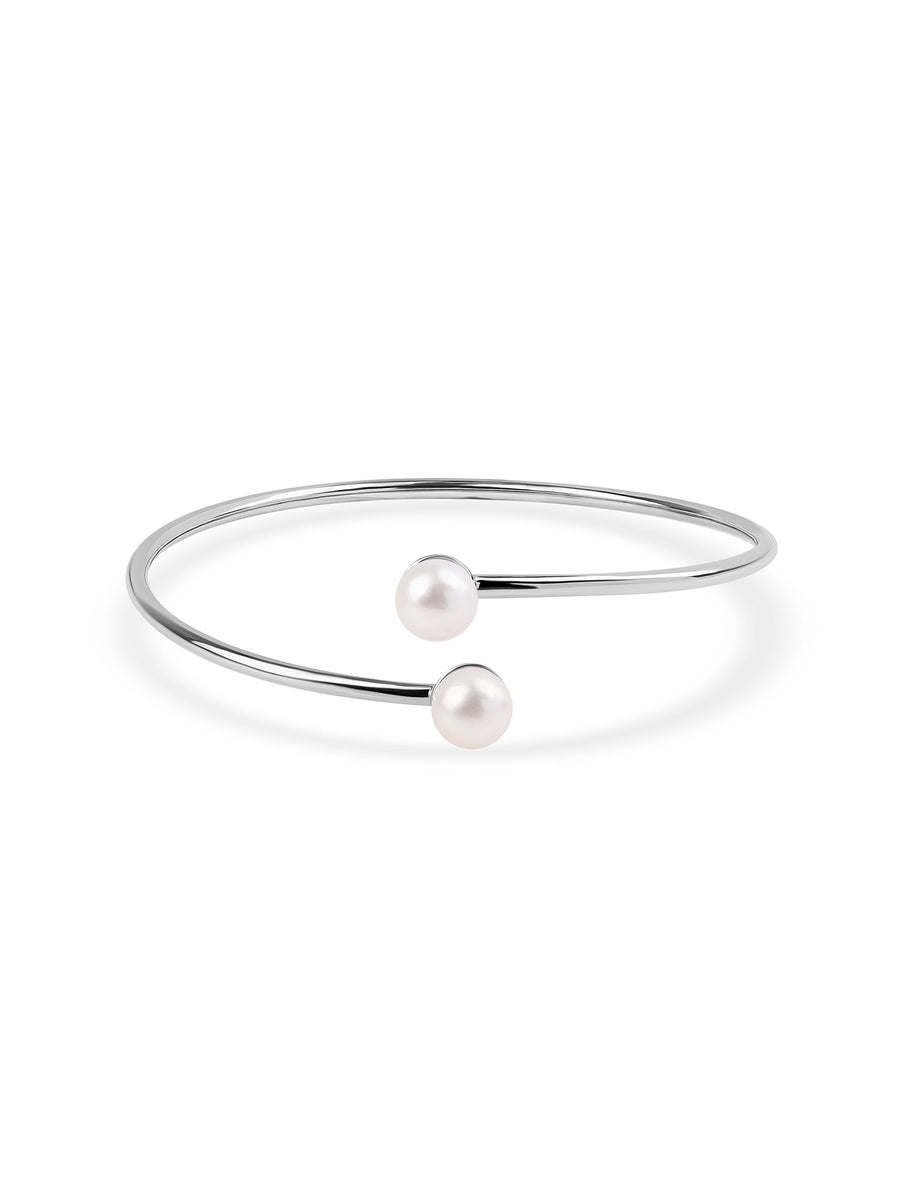 Pure Pearl Cuff Bangle For Women
