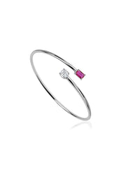 Toi Et Moi Octagon Ruby Bangle