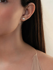 Lab Grown Diamond Toi Et Moi Stud Earrings