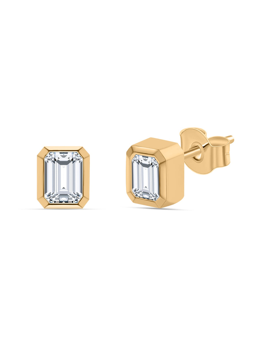 Lab Grown 0.40 Carat Tw. Solitaire Diamond Stud Earrings