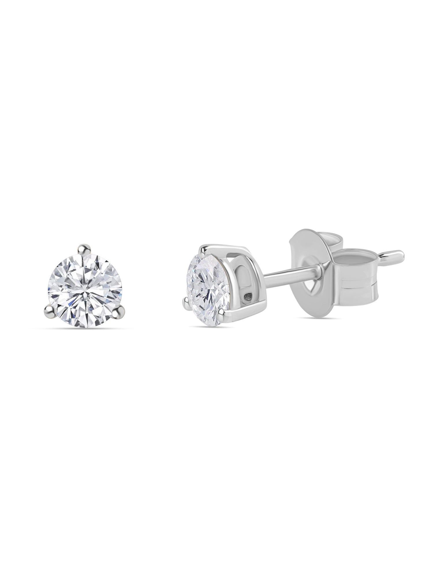 Lab Diamond 0.50 Carat Tw. Solitaire Stud Earrings
