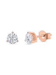 Lab Grown 0.60 Carat Tw. Solitaire Diamond Studs