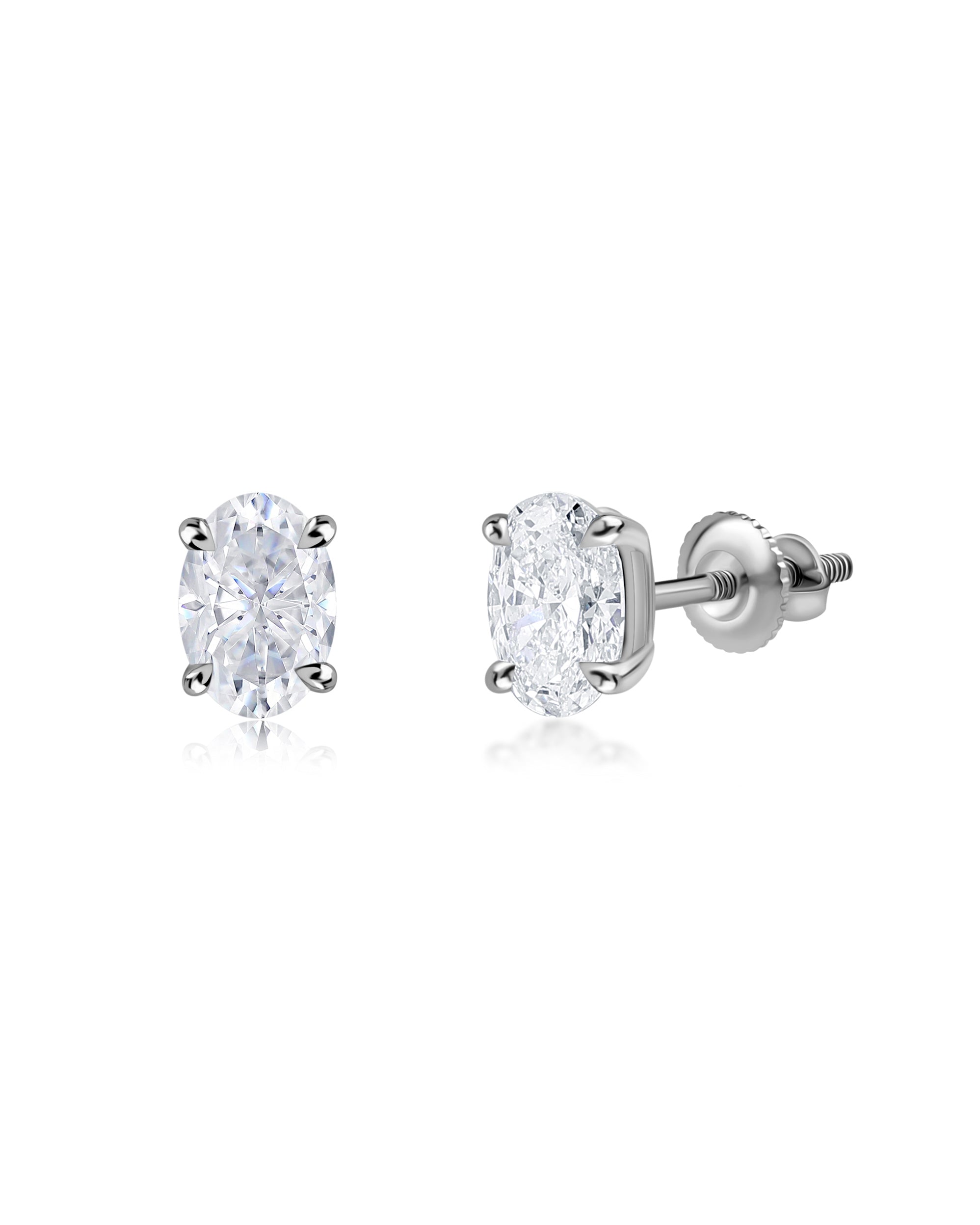 1.5 Carat Oval Luxe Studs