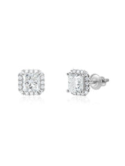 2 Carat Crowned Glow Studs