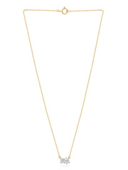 Lab Grown Diamond Toi Et Moi Necklace