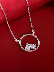 Toi Et Moi Circle Necklace