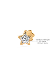 Starry Lab Diamond Nose Pin
