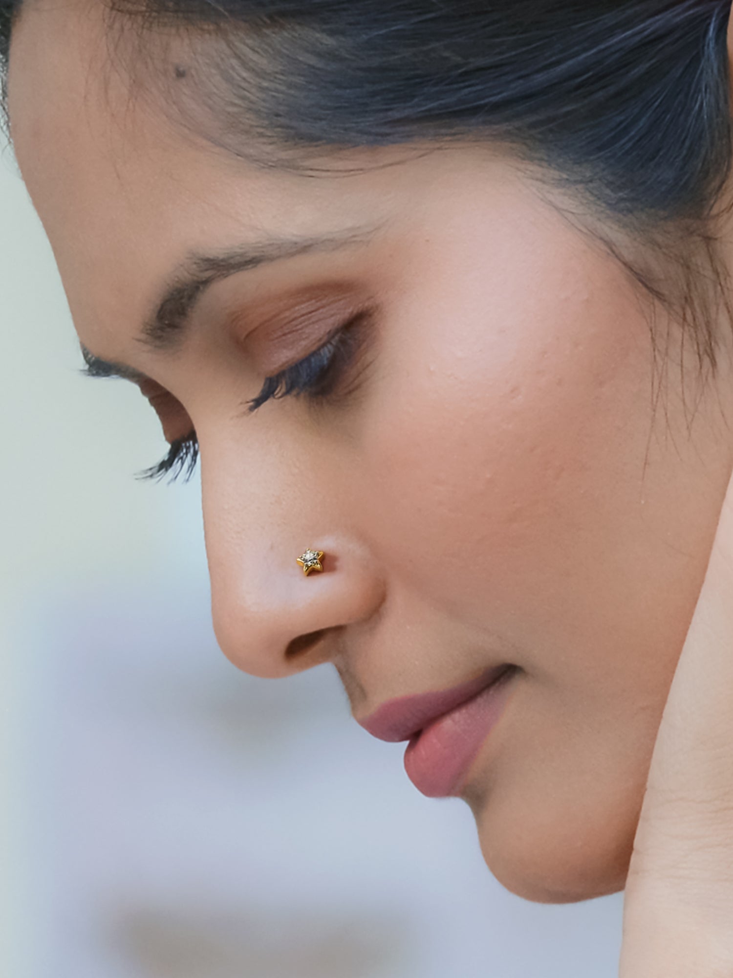 Starry Lab Diamond Nose Pin