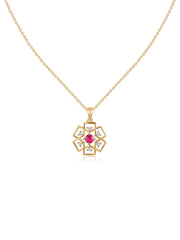 Modern Classic Ruby Pendant For Women