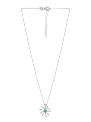 Starry Nights Emerald Pendant For Women