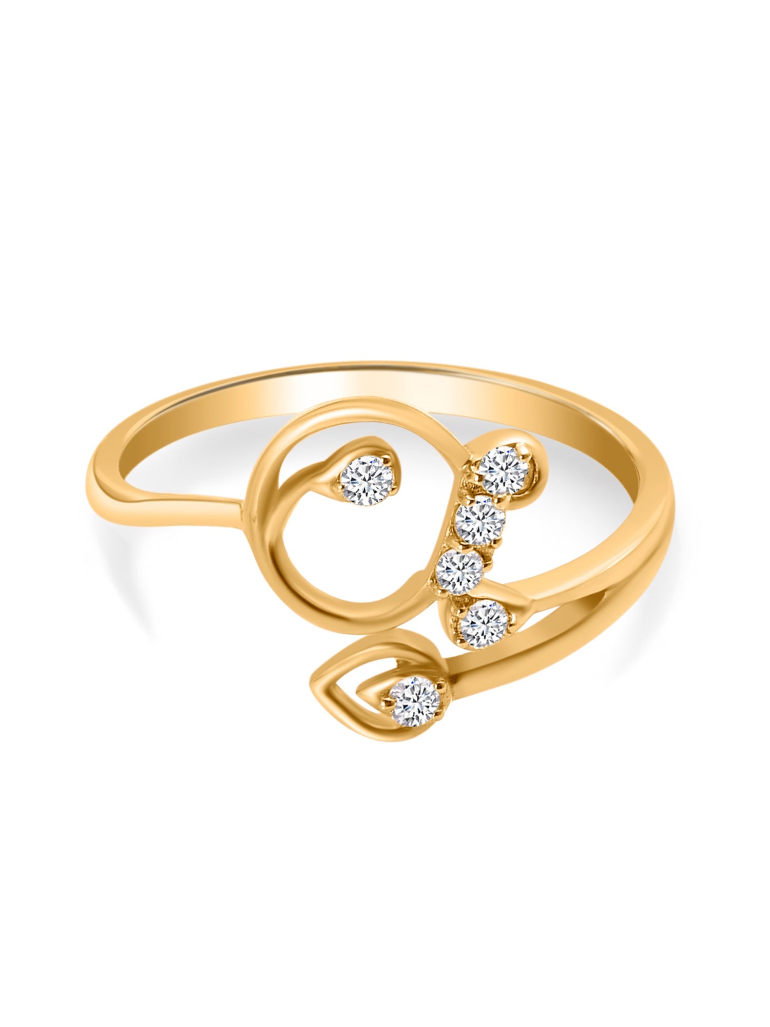 14k Gold Ring with Lab Grown Diamond for Engagement and Wedding
