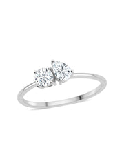 Lab Grown Diamond Toi Et Moi Gold Ring
