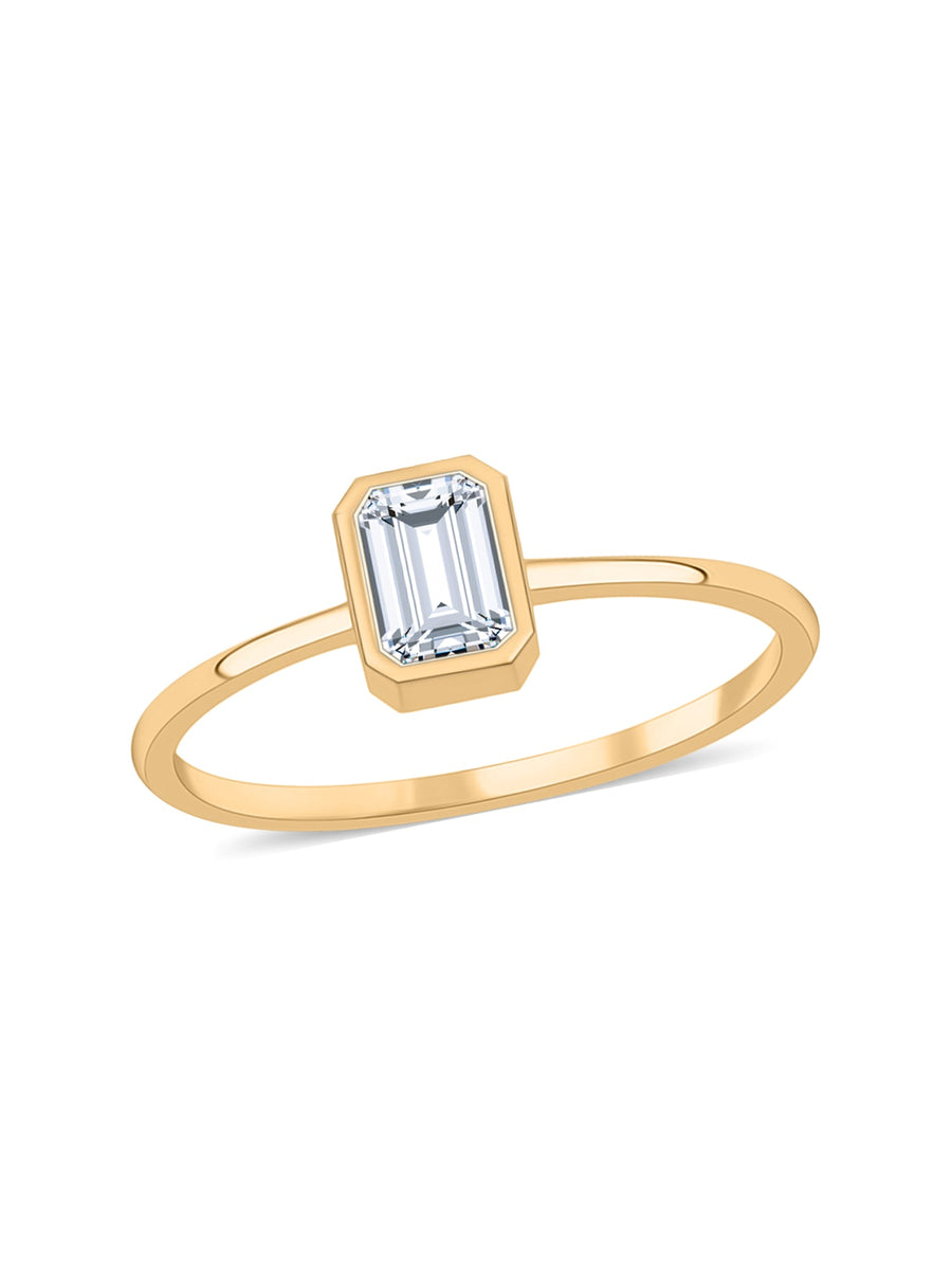 Lab Grown 0.50 Carat Solitaire Diamond Ring