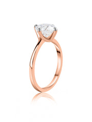 Ornate 2 Carat Lab Grown Diamond Solitaire Ring