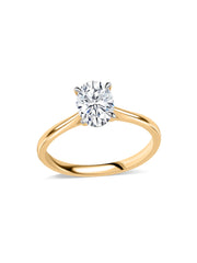 1 Carat Oval Solitaire Diamond Ring