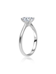 Lab Grown 1 Carat Oval Solitaire Diamond Ring
