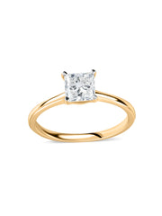 Lab Grown 1 Carat Princess Cut Diamond Ring