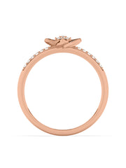 Lab Grown Starry Diamond Ring In Gold