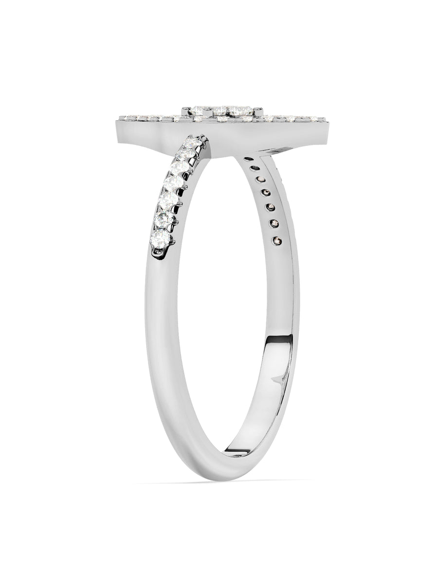 Lab Grown Glory Diamond Ring In Gold