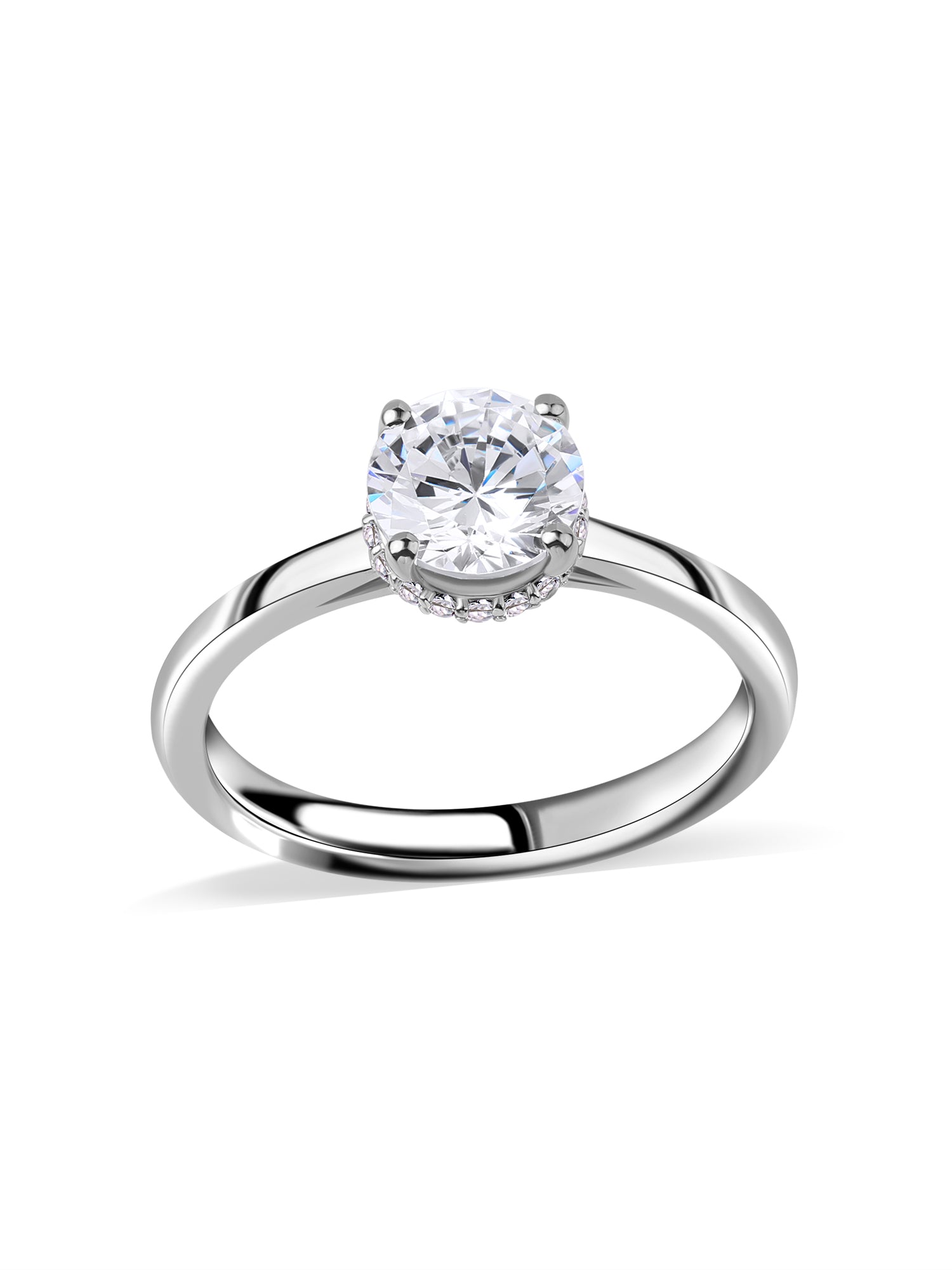 Celeste Crown Lab Grown Diamond Solitaire Ring