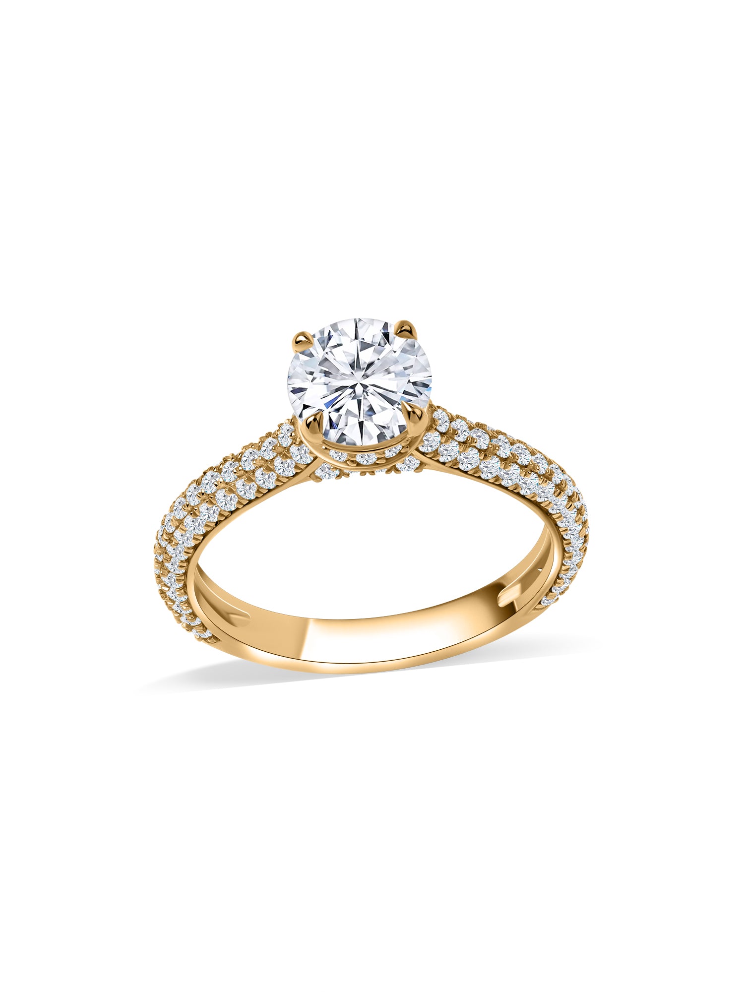 Rosalia Two-Tone Lab Grown Diamond Solitaire Ring