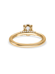 Amora Lab Grown Diamond Oval Solitaire Engagement Ring