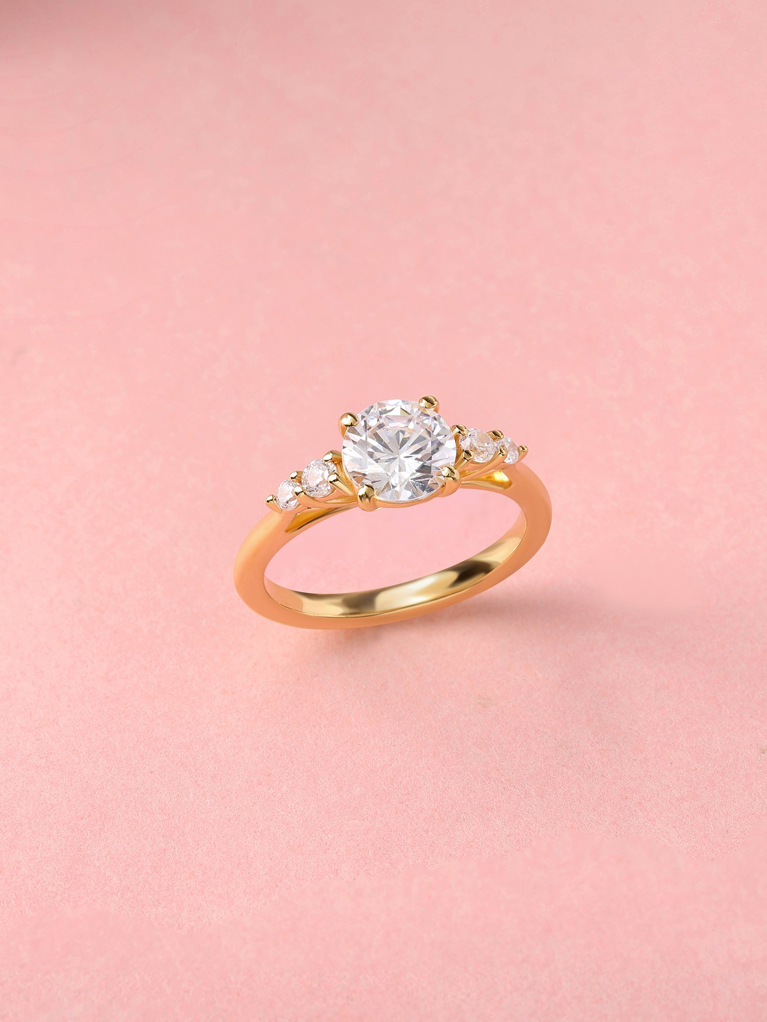 Grace Round Lab Grown Diamond Solitaire Engagement Ring