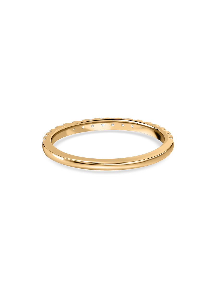 Classic Lab Diamond Engagement Band Ring