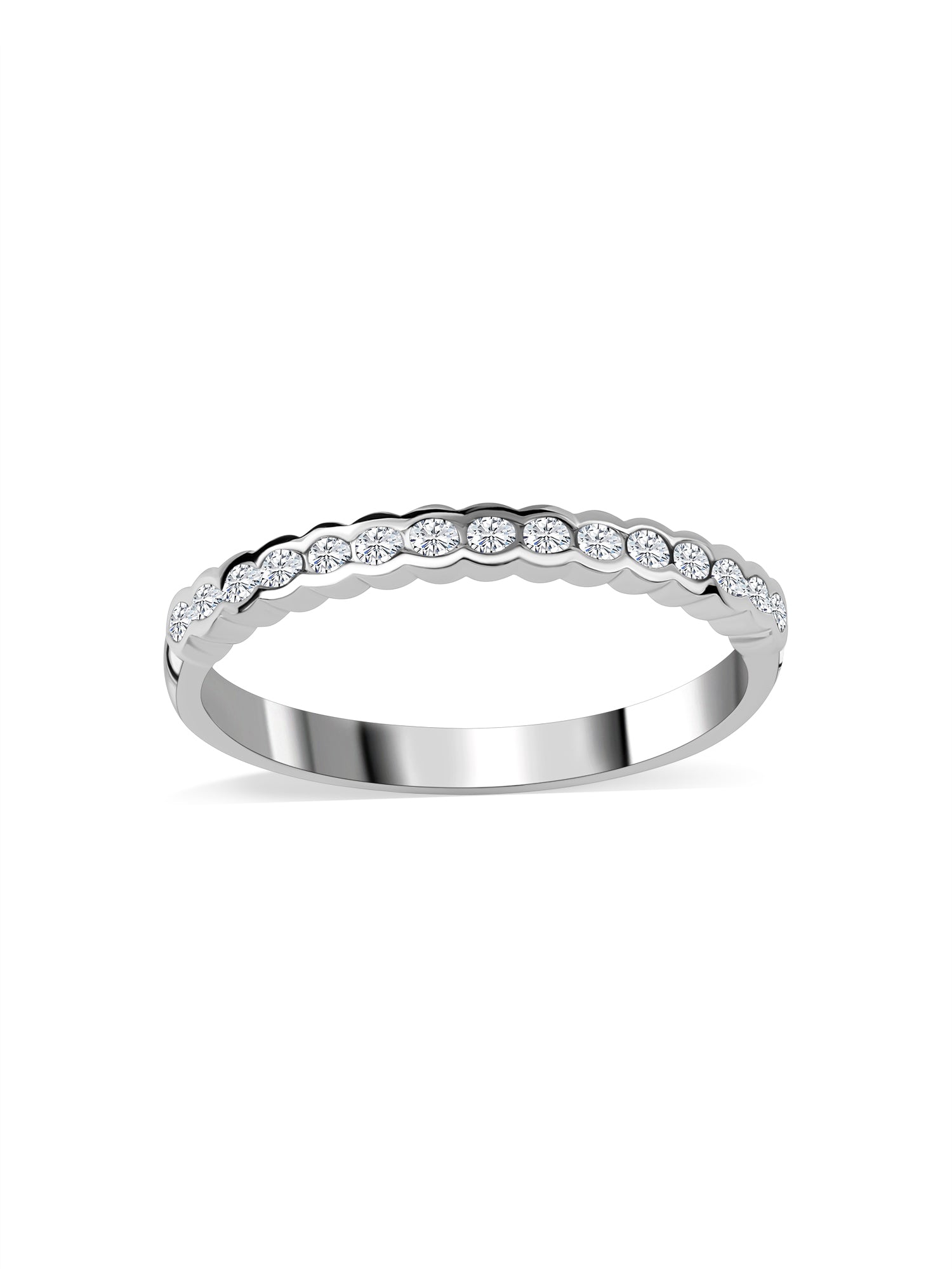 Pure Shine Lab Grown Diamond Band Ring