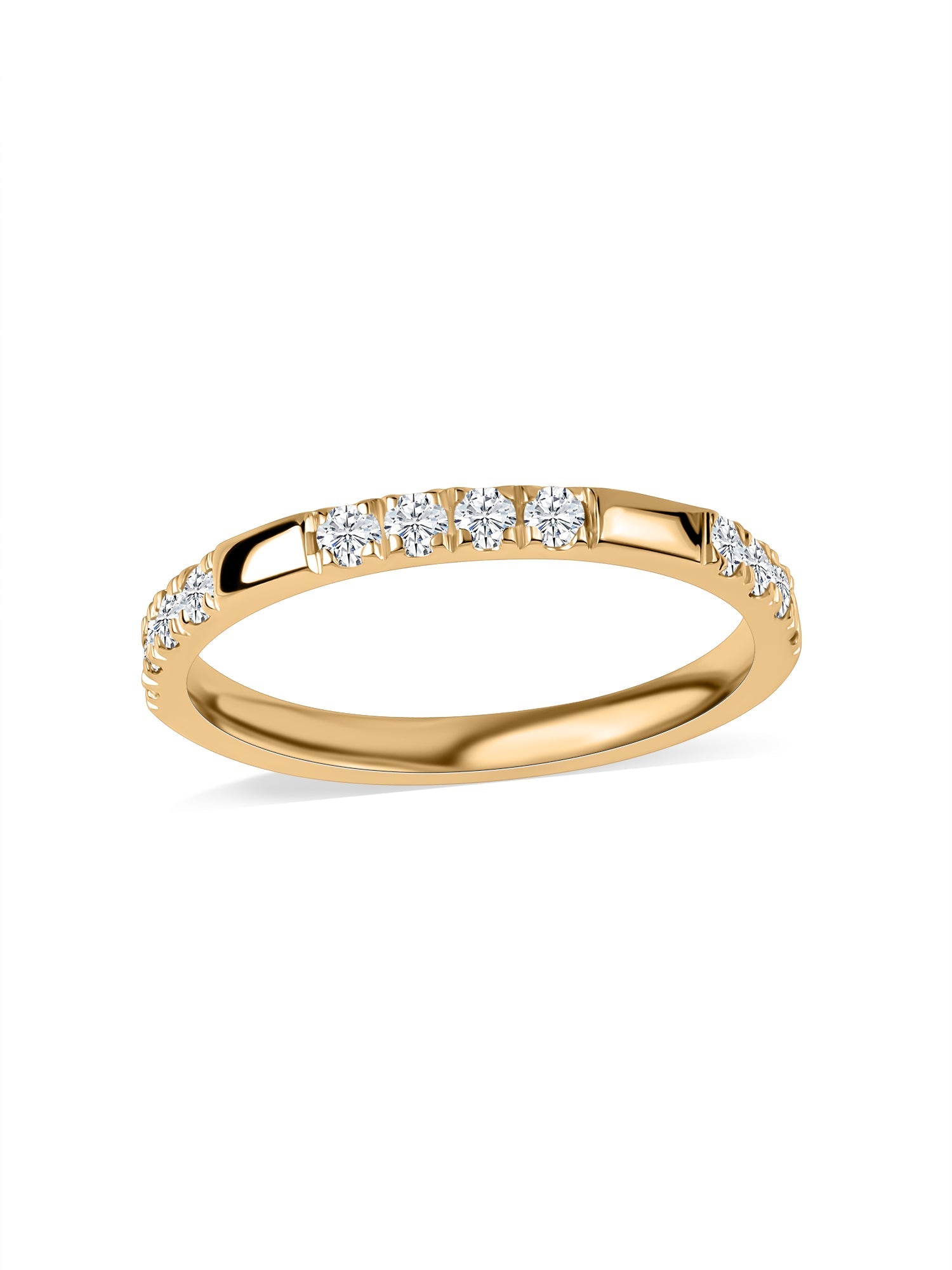 Delicate Lab Grown Diamond Promise Band Ring