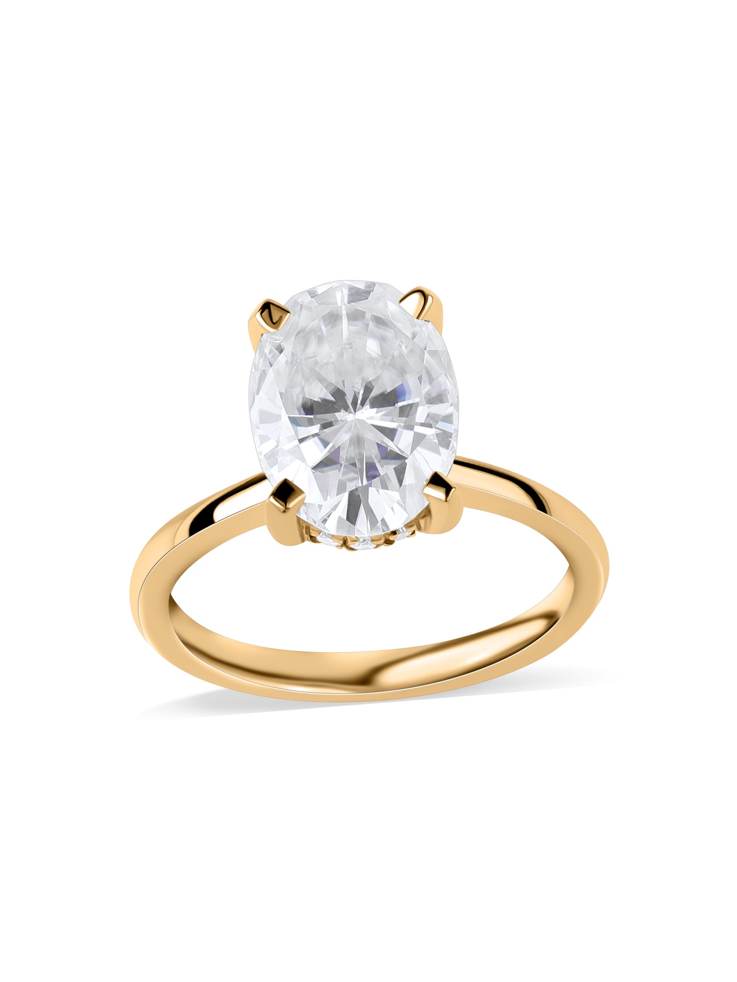 Elysian Oval Lab Grown Diamond Solitaire Ring