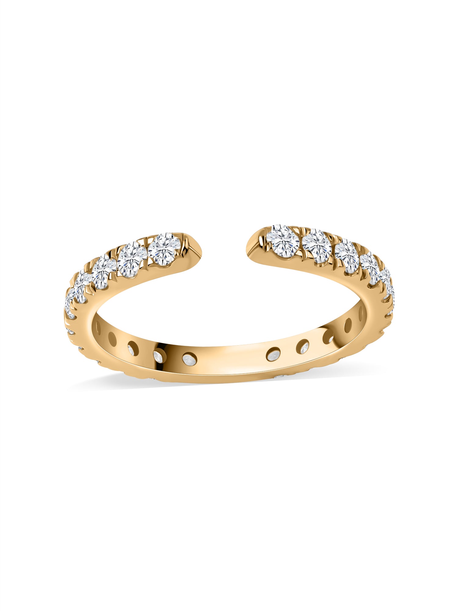 Lab Grown Diamond Open Band Ring