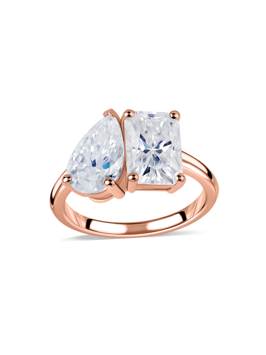 Lab Diamond Toi Et Moi Engagement Ring