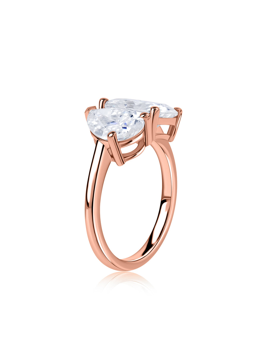 Lab Diamond Toi Et Moi Engagement Ring