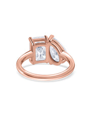 Lab Diamond Toi Et Moi Engagement Ring