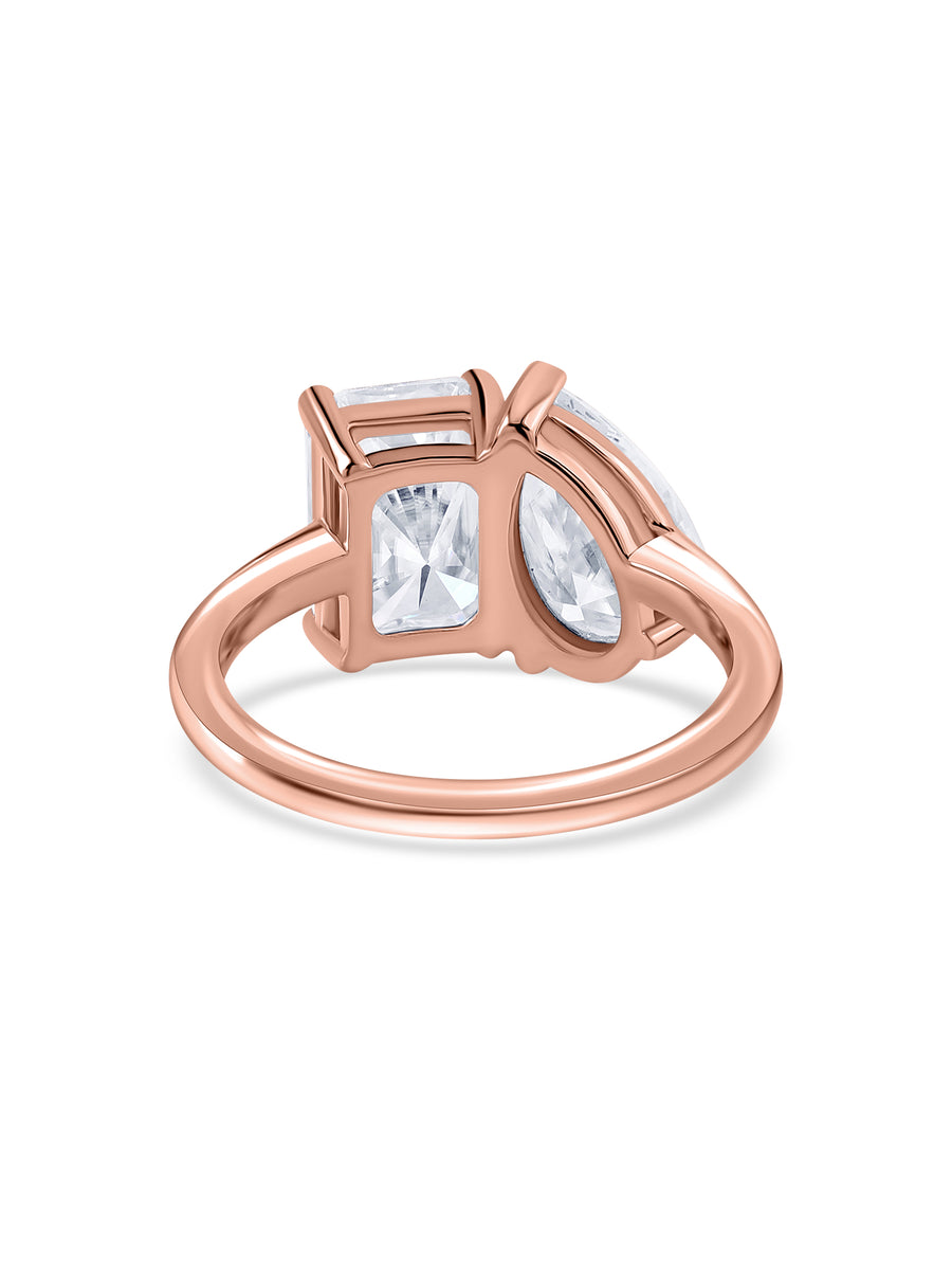 Lab Diamond Toi Et Moi Engagement Ring