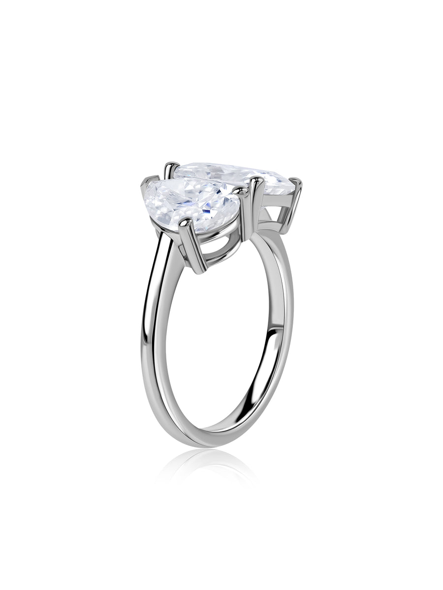 Lab Diamond Toi Et Moi Engagement Ring