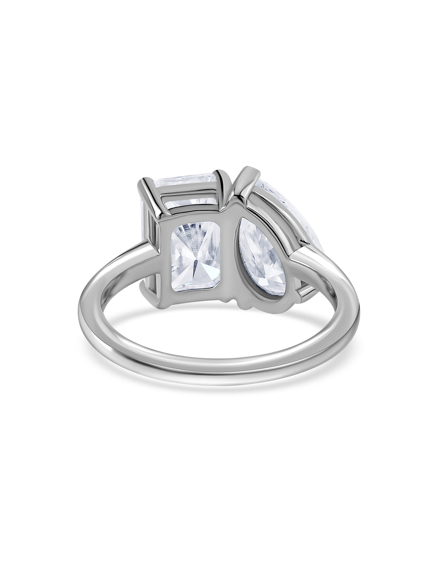 Lab Diamond Toi Et Moi Engagement Ring