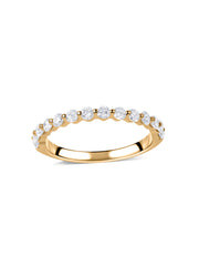 Lab Grown Diamond Half Eternity Band Ring