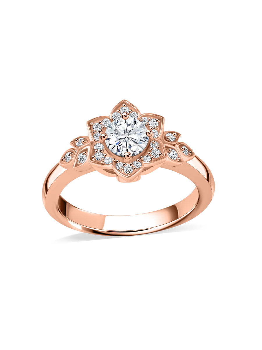 Fleur Lab Diamond Cluster Ring
