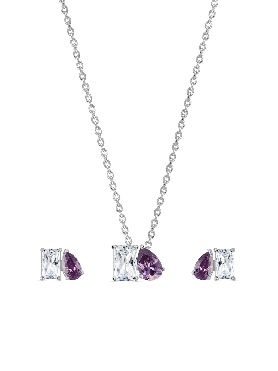 Togetherness Toi Et Moi Amethyst Set