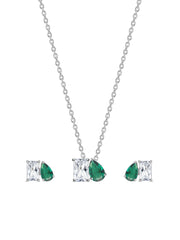 Togetherness Toi Et Moi Emerald Set