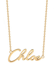 Personalised Name Pendant With Chain