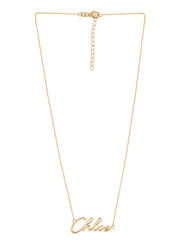 Personalised Name Pendant With Chain
