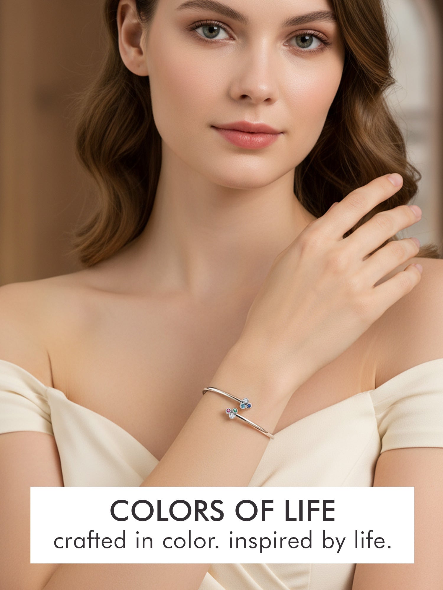Buy Colored Stone Jewellery Online